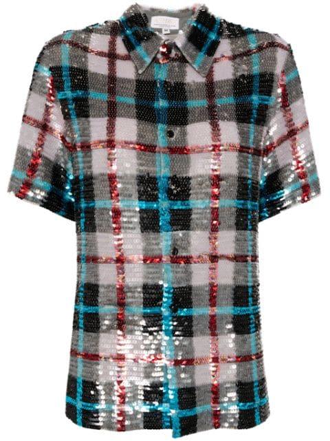 sequin-embellishment cotton shirt by ASHISH