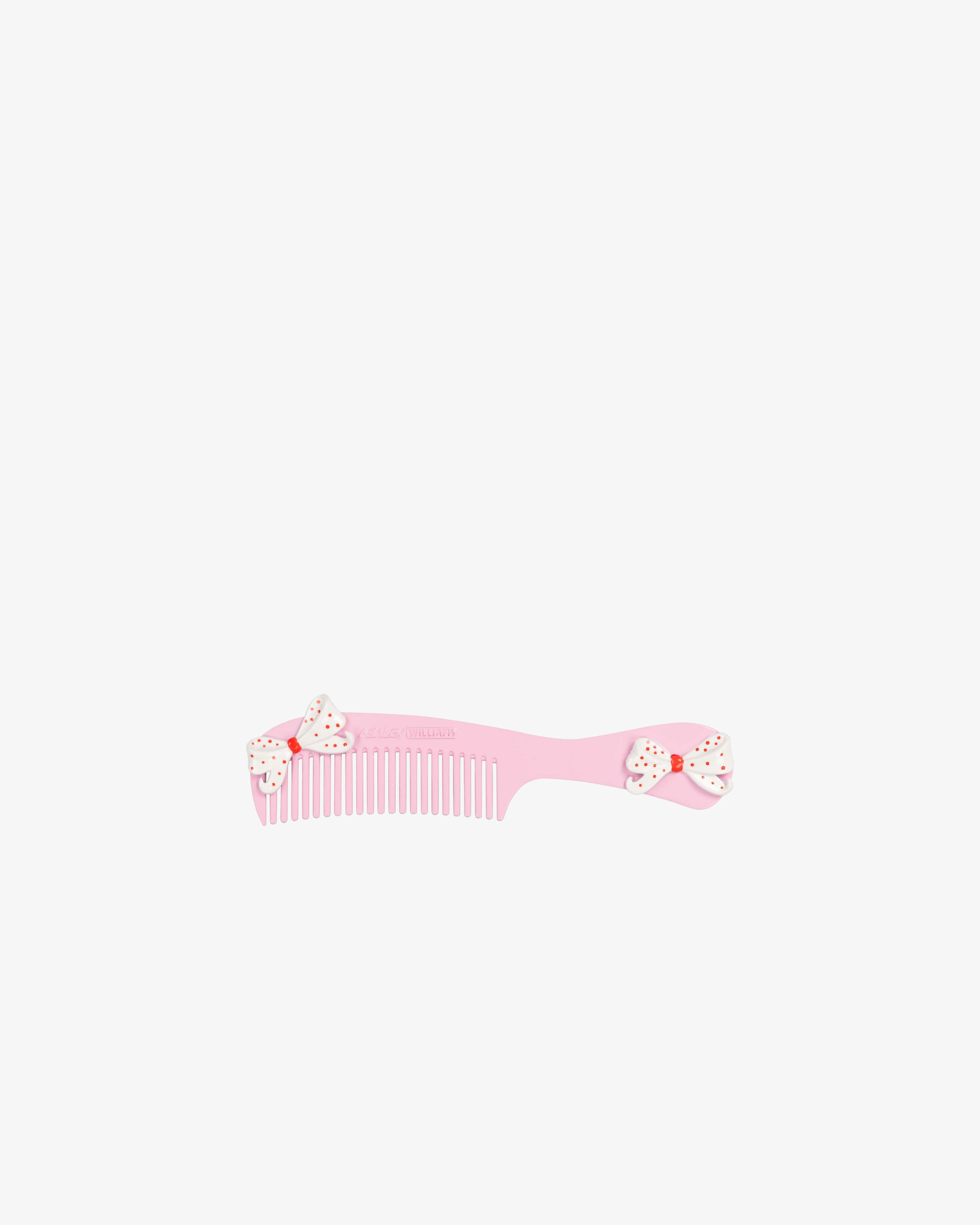 Ashley Williams - Women's Bow Comb Hair Clip - (Pink) by ASHLEY WILLIAMS