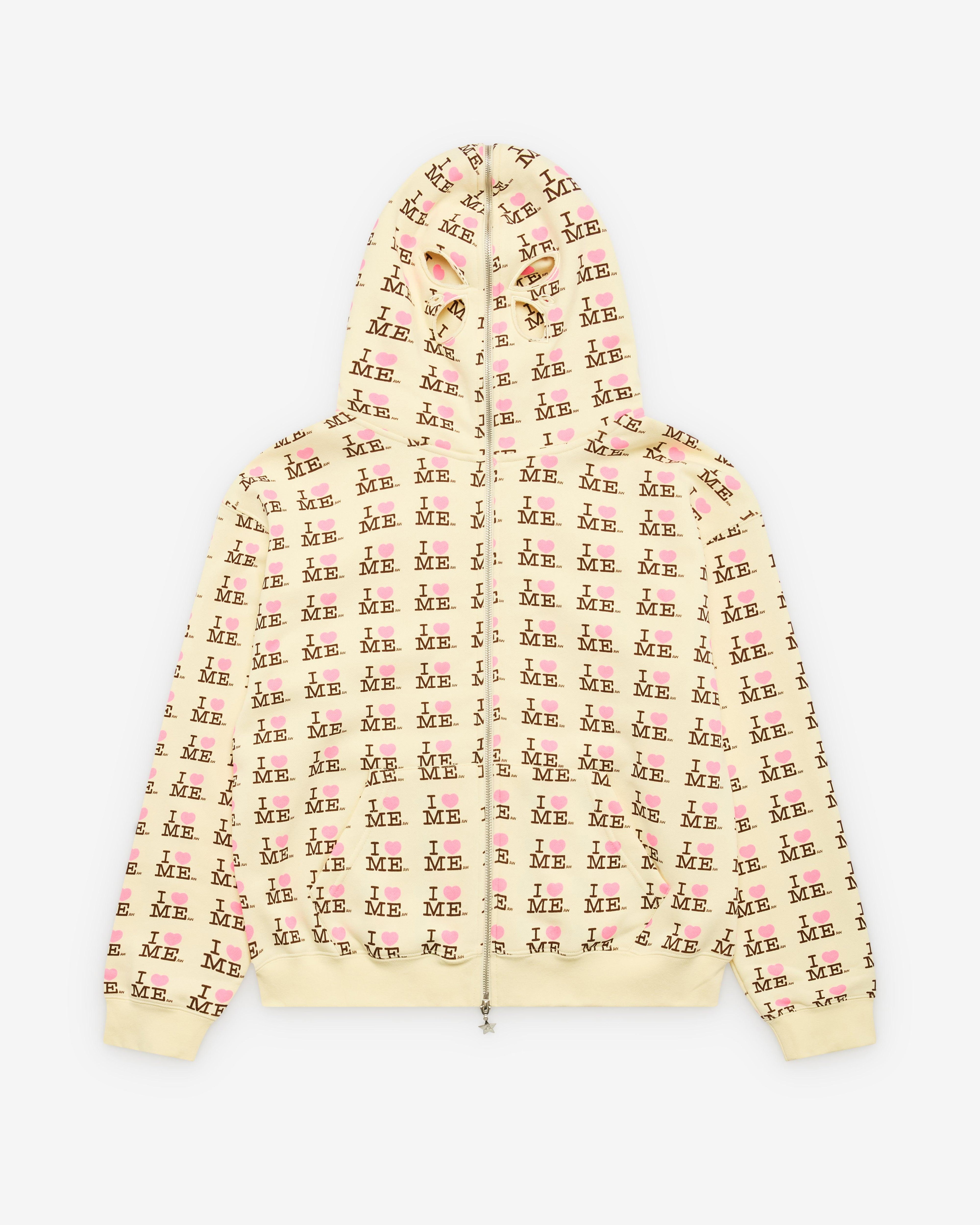 Ashley Williams - Women's I Heart Me Butterfly Hoodie - (Yellow) by ASHLEY WILLIAMS