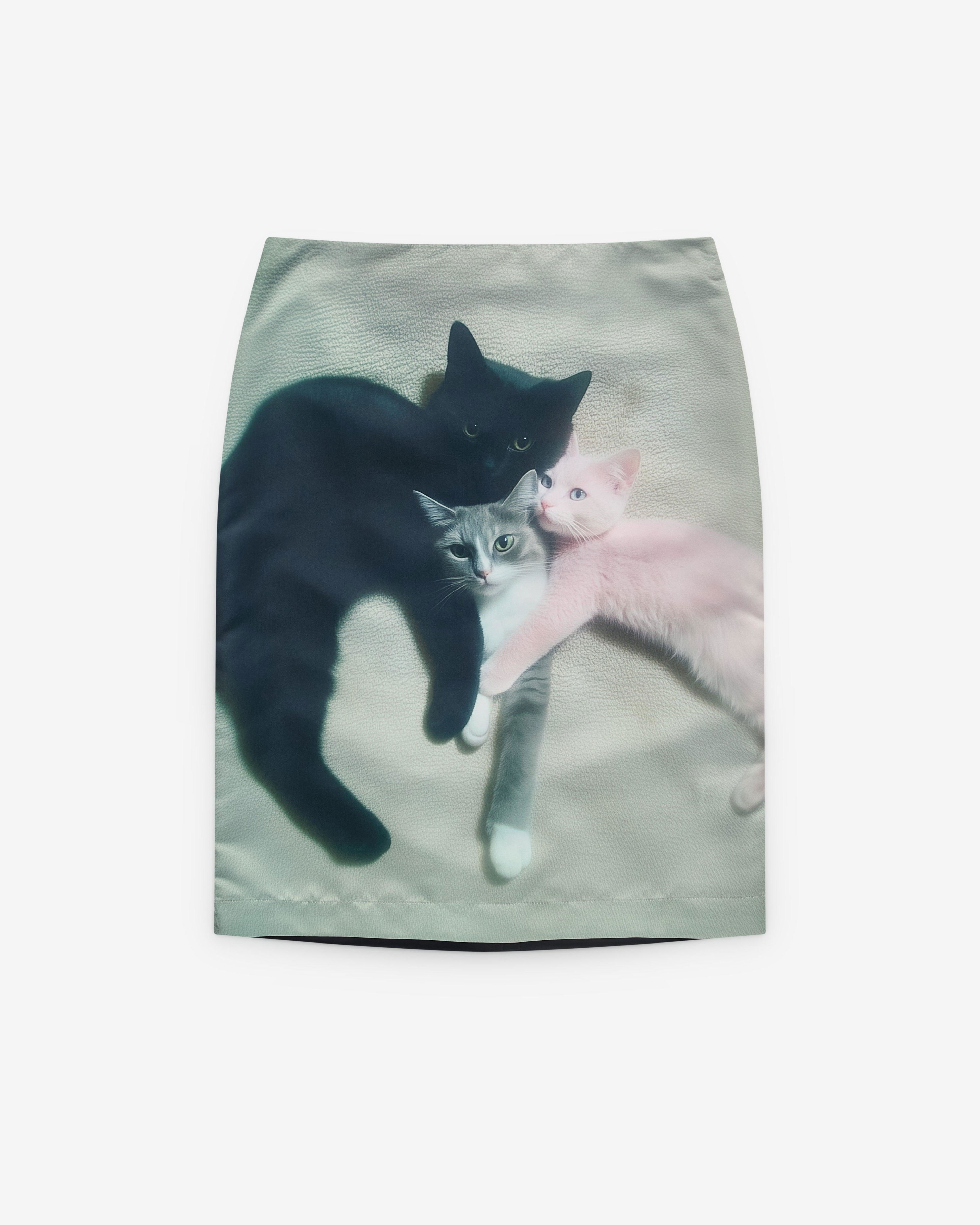 Ashley Williams - Women's Kitten Skirt - (Multi) by ASHLEY WILLIAMS