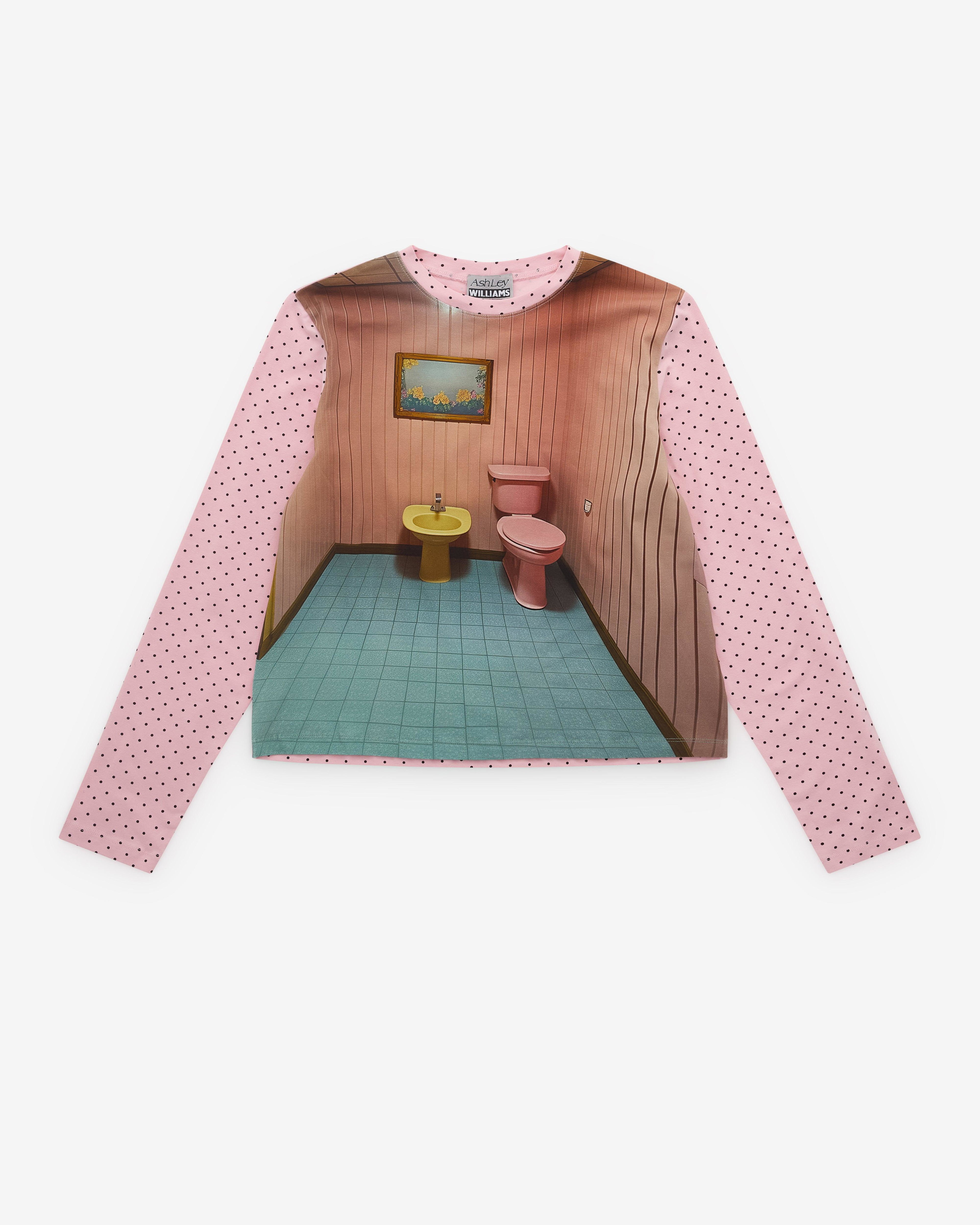 Ashley Williams - Women’s L/S T-Shirt - (Bathroom) by ASHLEY WILLIAMS