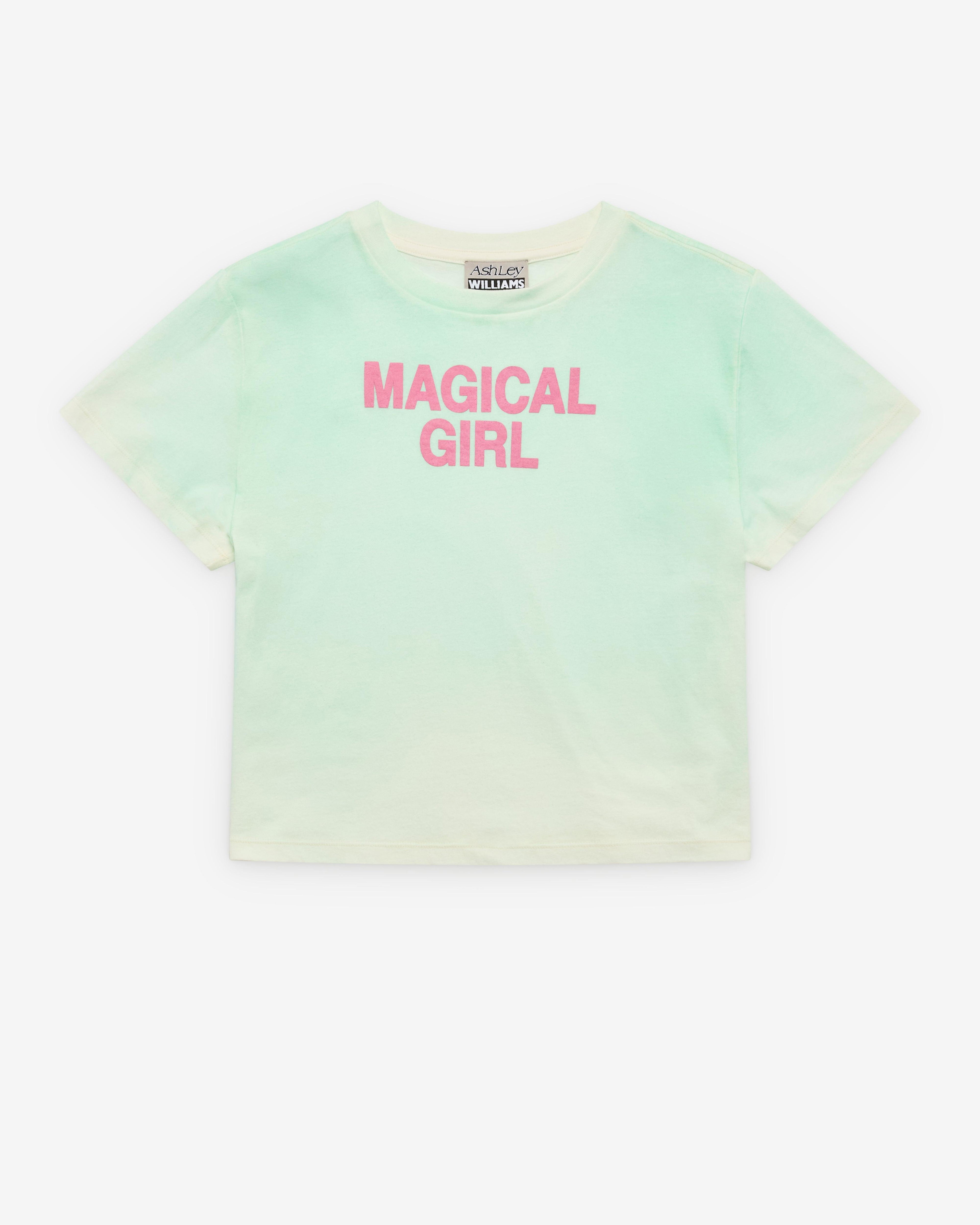 Ashley Williams - Women's Magical Girl T-Shirt - (Mint Wash) by ASHLEY WILLIAMS