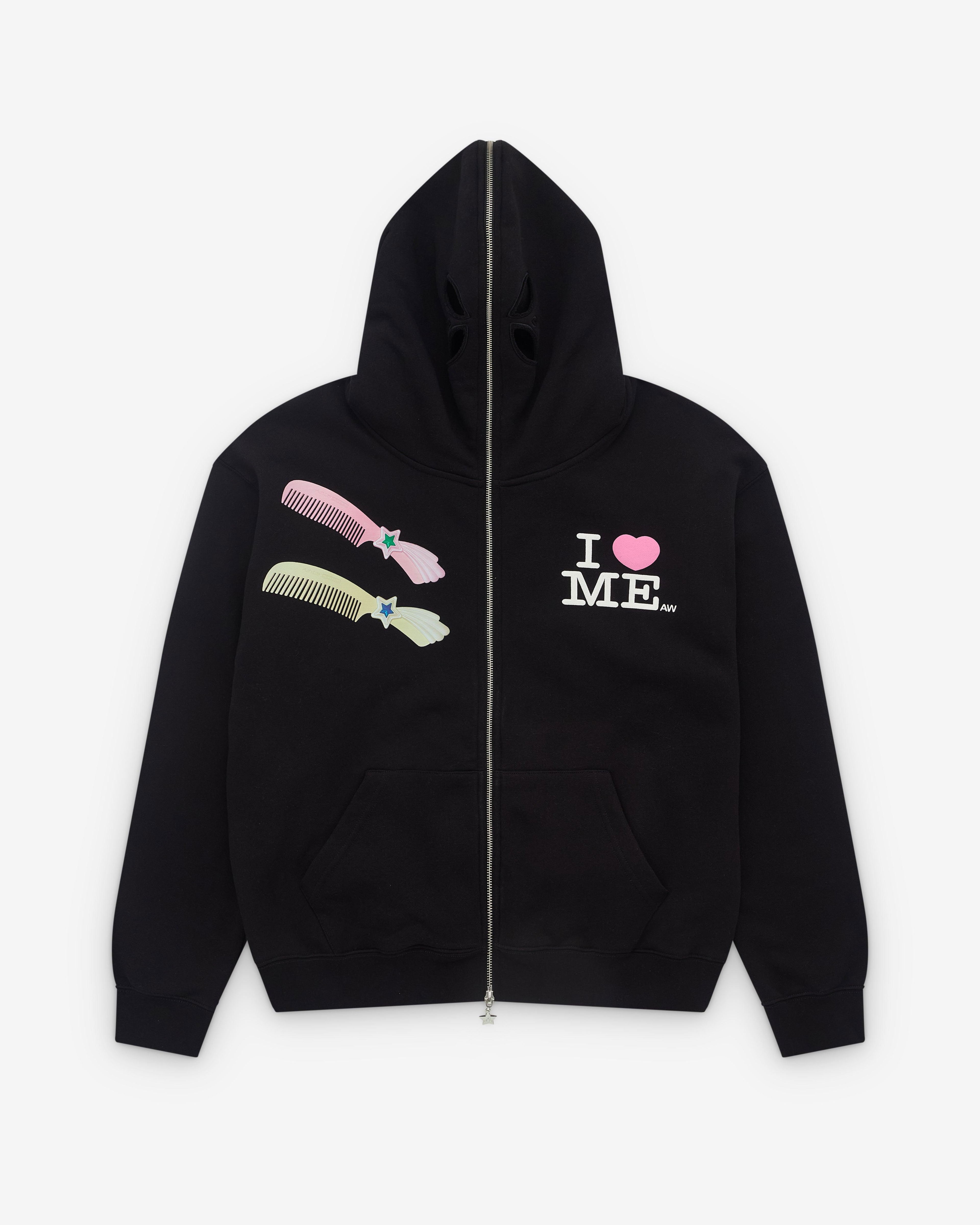 Ashley Williams - Women's Maltese Butterfly Hoodie - (Black) by ASHLEY WILLIAMS