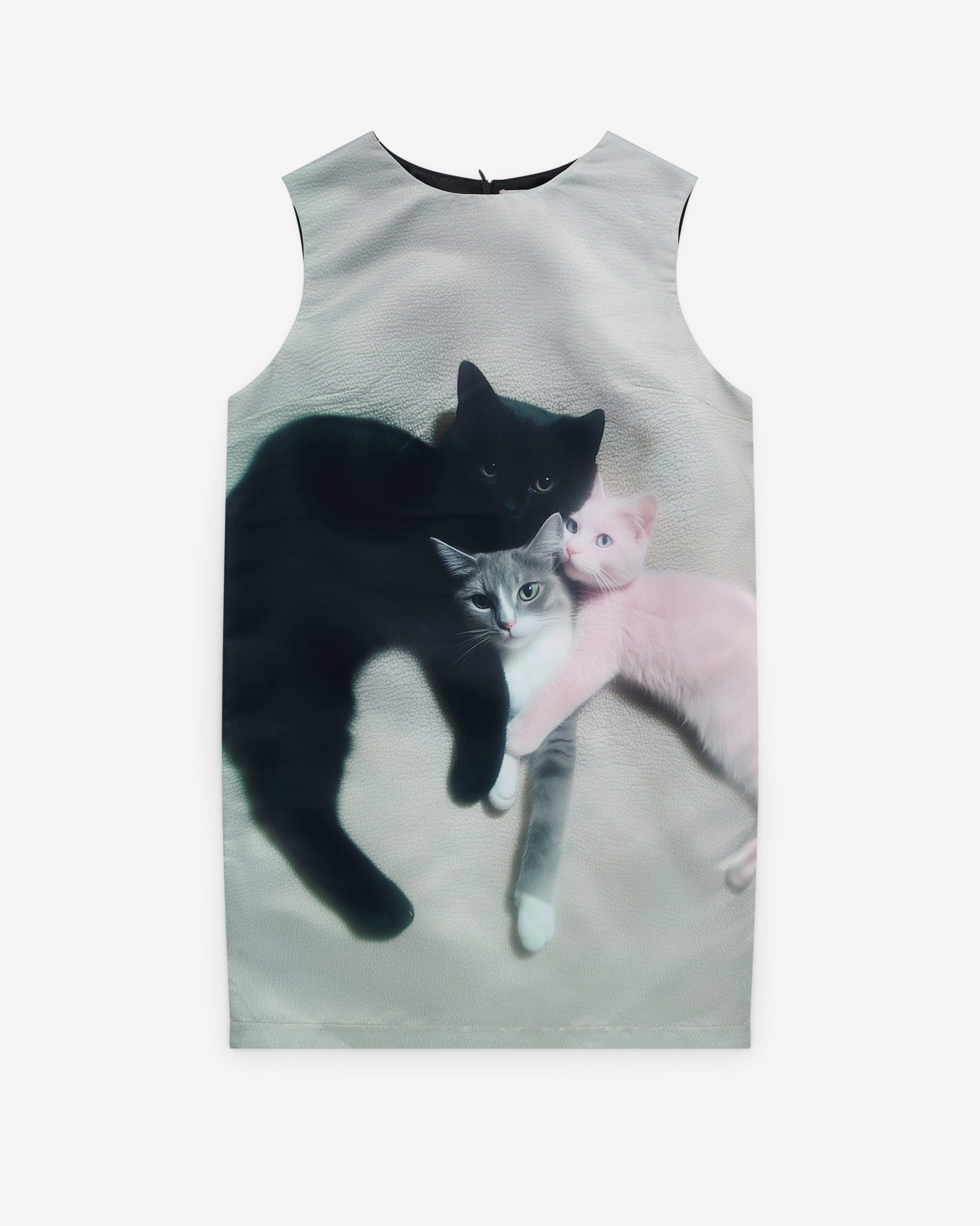 Ashley Williams - Women's Mini Dress - (Kitten Print) by ASHLEY WILLIAMS