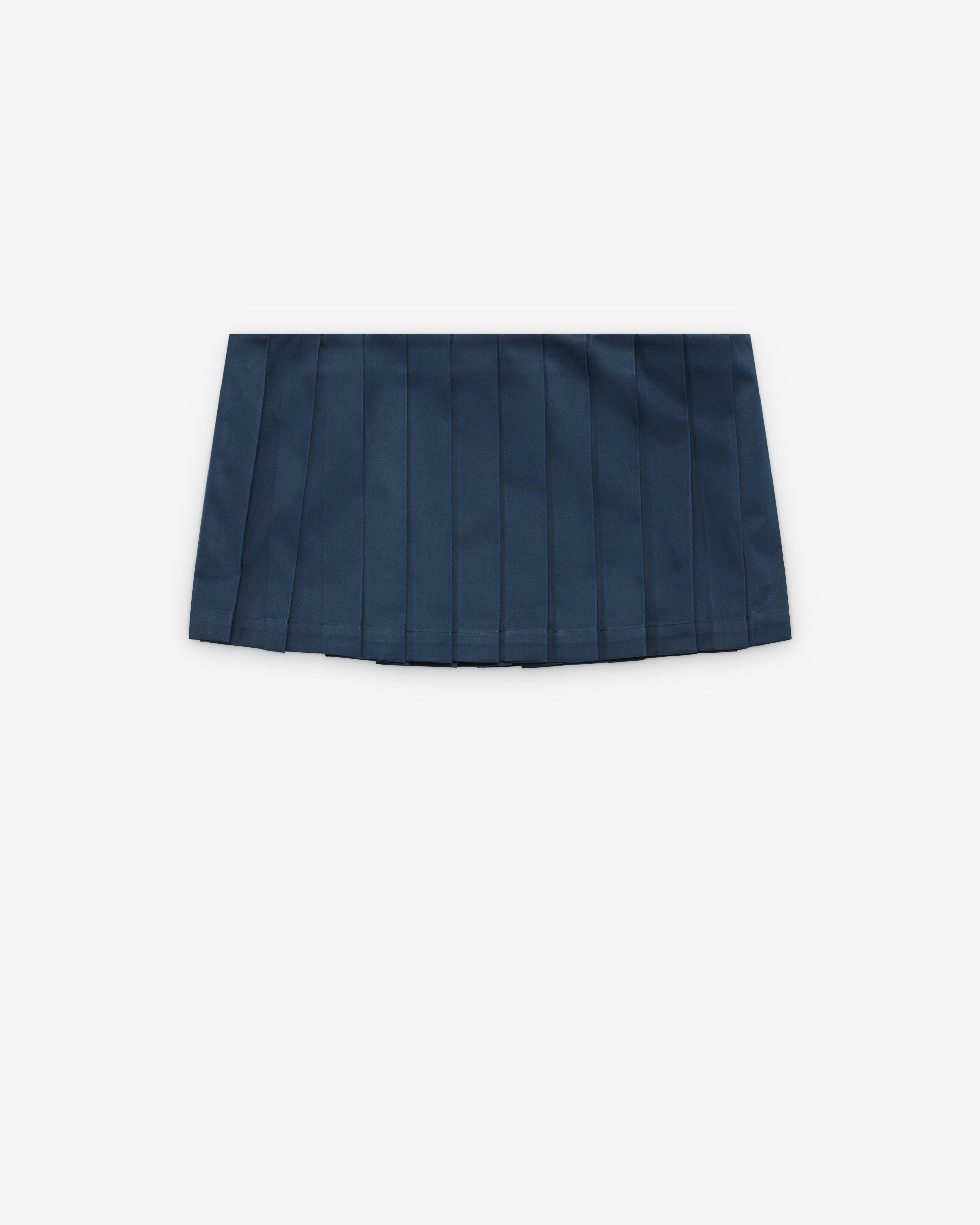 Ashley Williams - Women's Mini Pleated Skirt - (Navy) by ASHLEY WILLIAMS