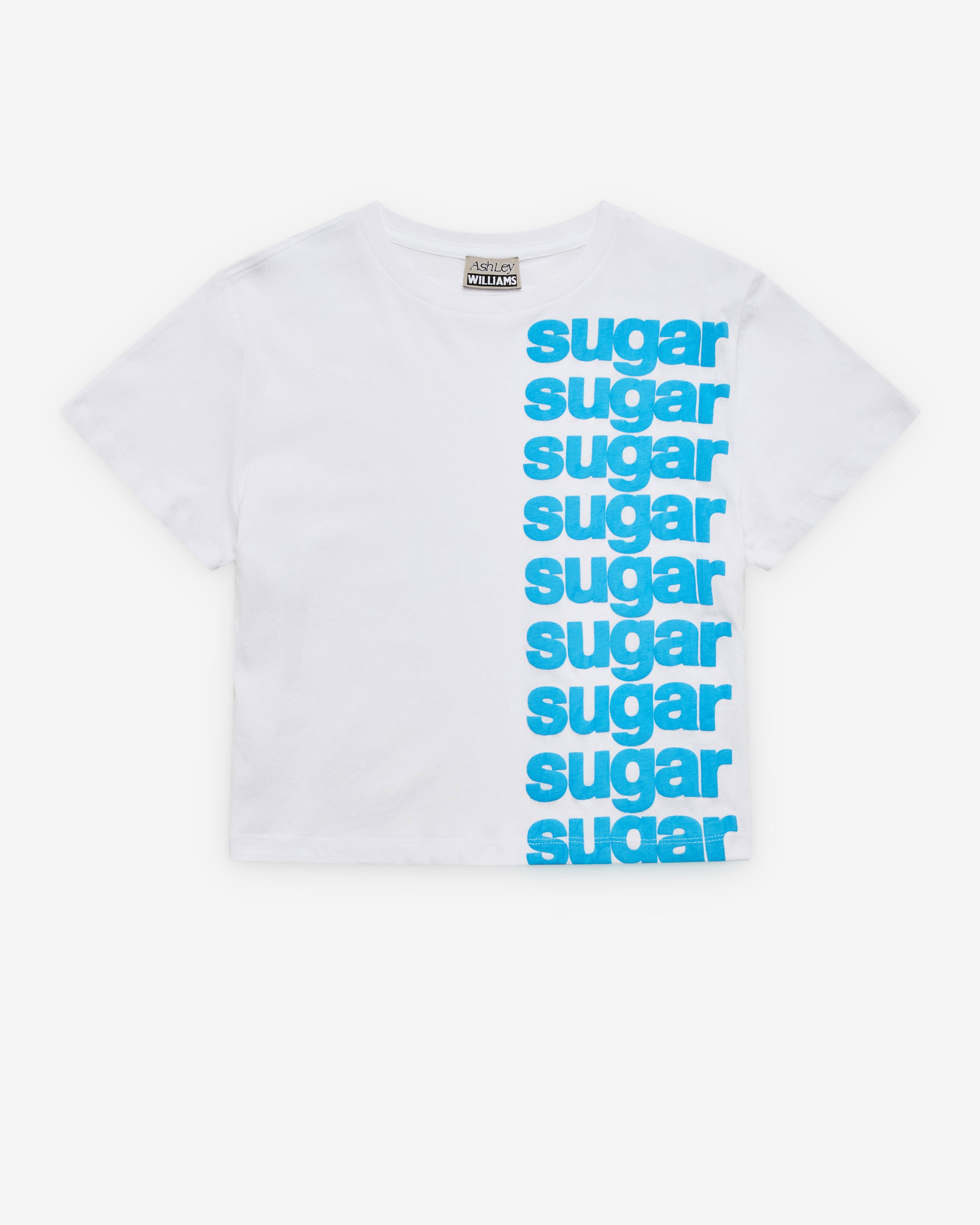 Ashley Williams - Women's Sugar Cropped T-Shirt - (White) by ASHLEY WILLIAMS