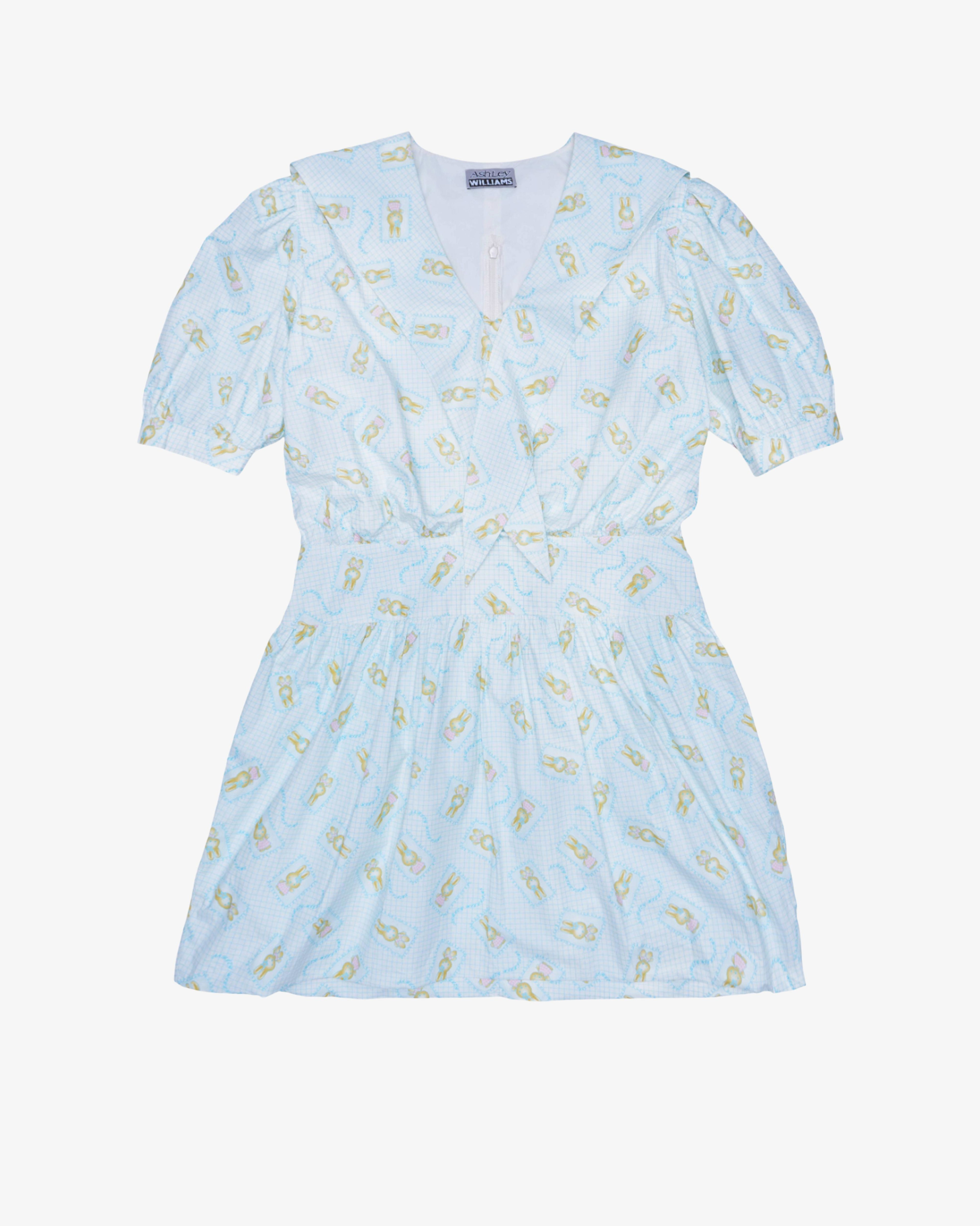 Ashley Williams - Women's Yuki Dress - (Blue) by ASHLEY WILLIAMS