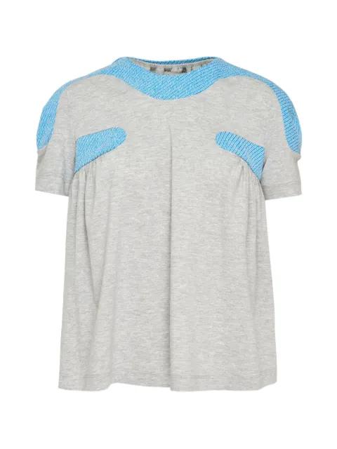 Pillbox panelled T-shirt by ASHLEY WILLIAMS