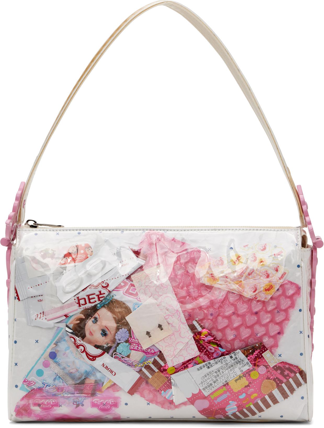 Pink & White Trash Spellbind Bag by ASHLEY WILLIAMS