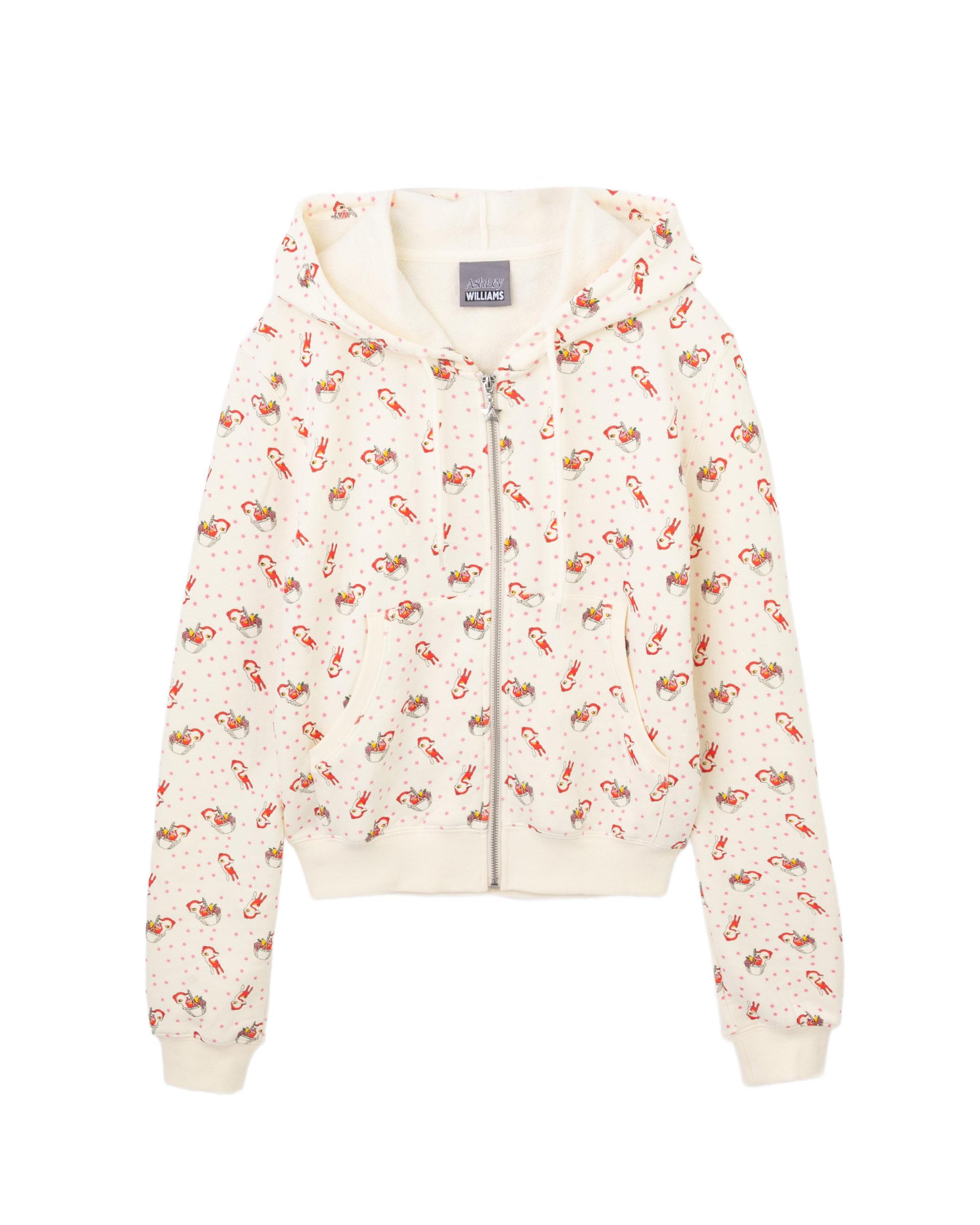 Printed hoodie by ASHLEY WILLIAMS