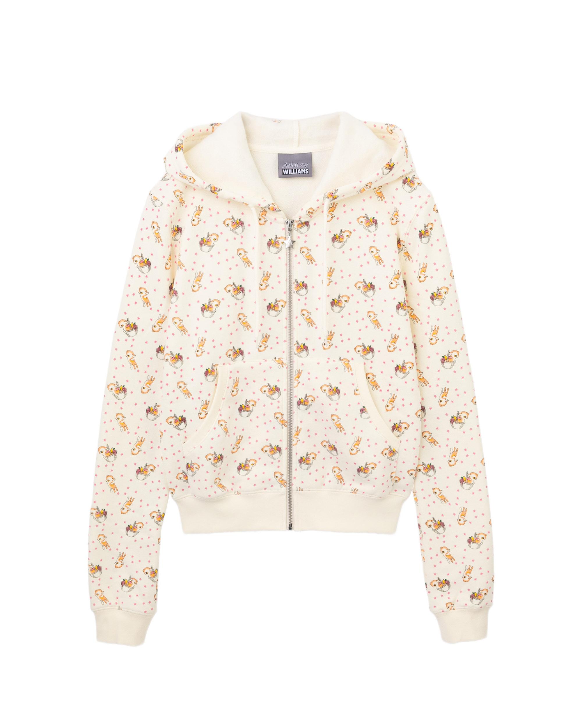 Printed hoodie by ASHLEY WILLIAMS