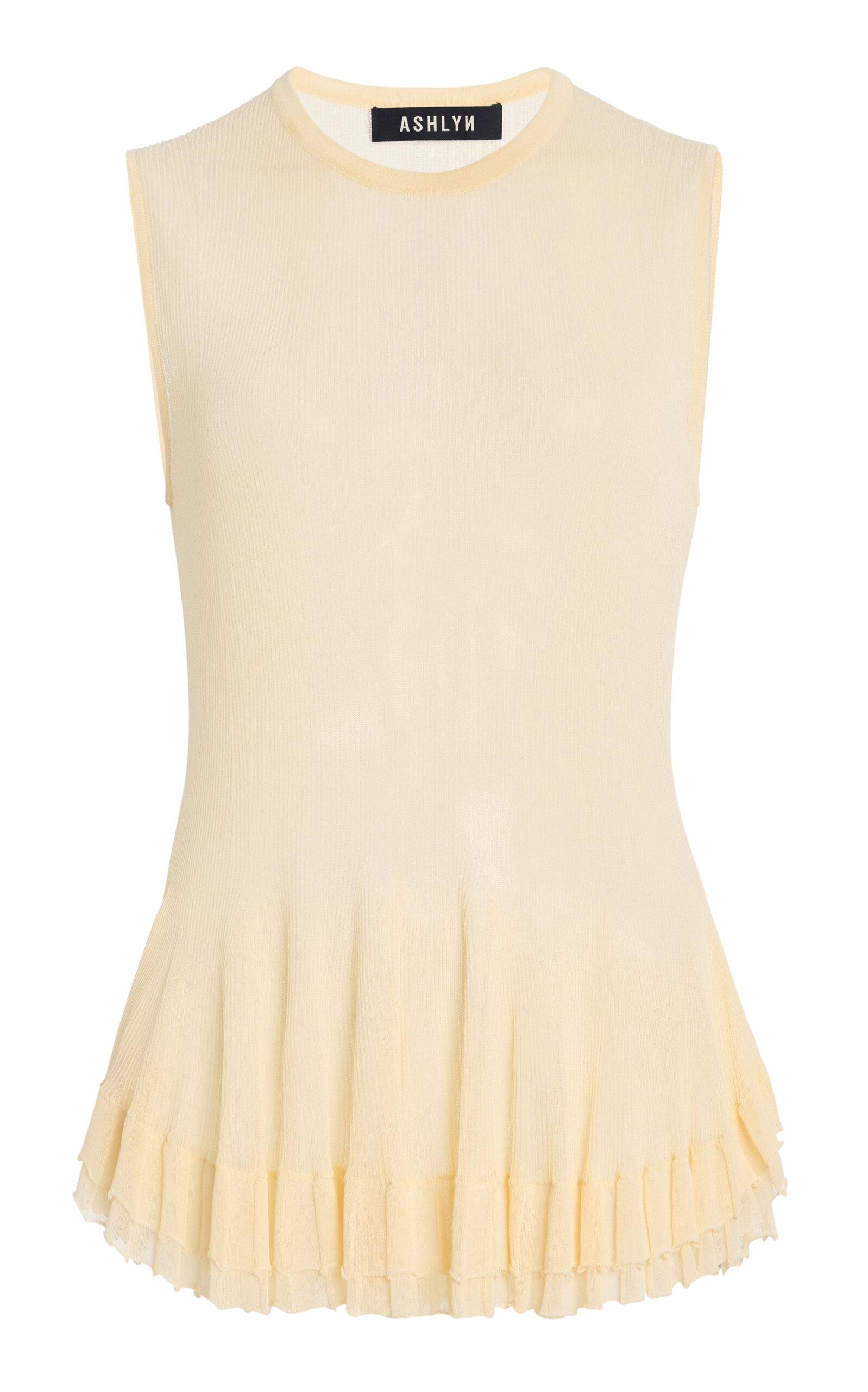 Ashlyn Bennett Knit Peplum Top -oda Operandi by ASHLYN