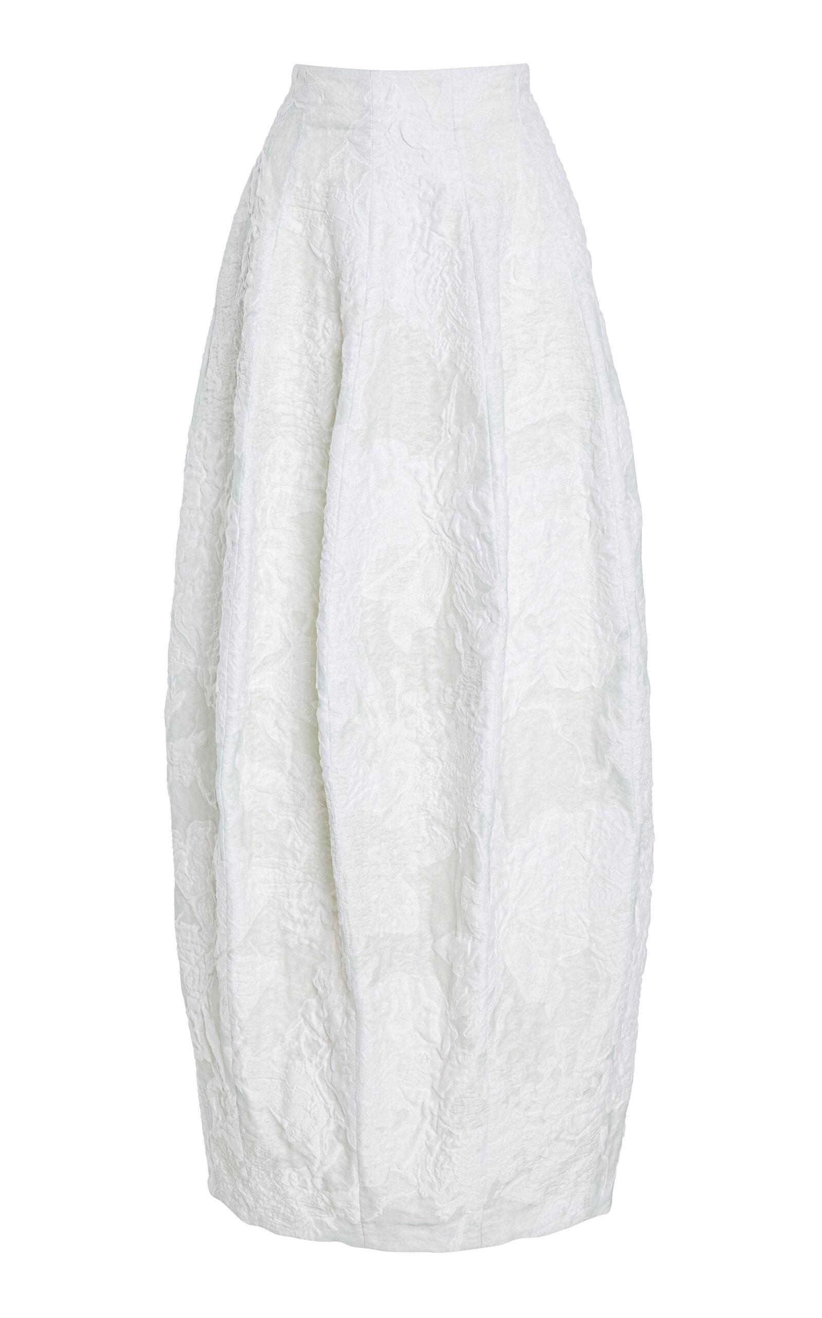 Ashlyn Callum Silk Jacquard Maxi Skirt - Moda Operandi by ASHLYN
