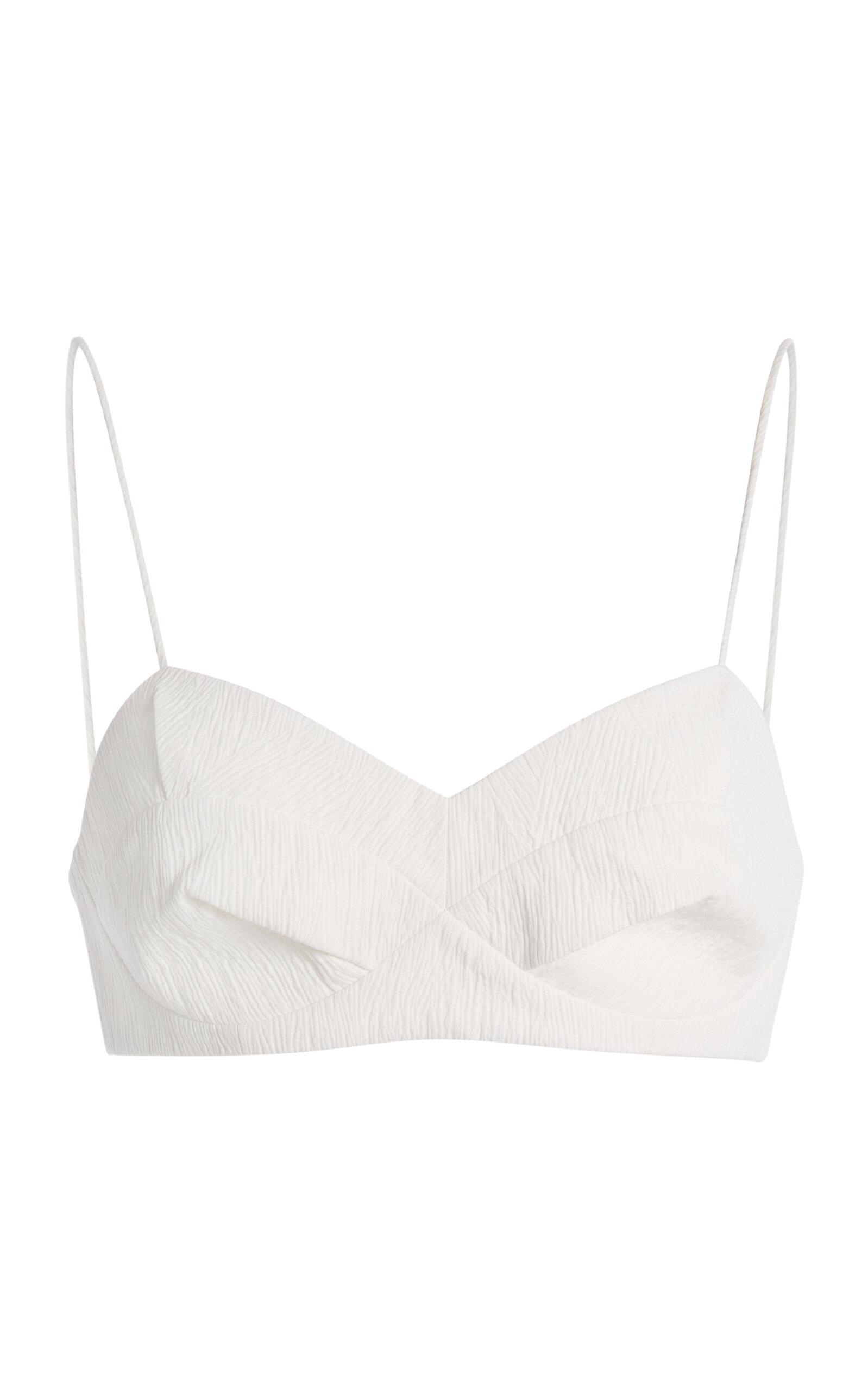 Ashlyn Exclusive Mason Cotton Jacquard Bralette - Moda Operandi by ASHLYN