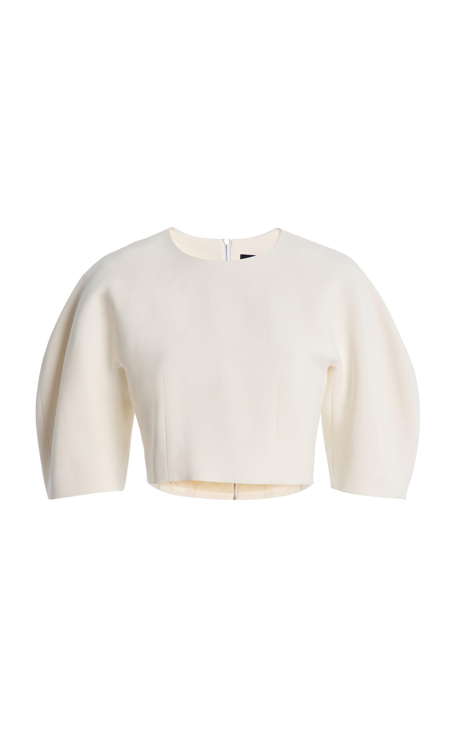 Ashlyn Kaes Sculpted Cady Crop Top - Moda Operandi by ASHLYN