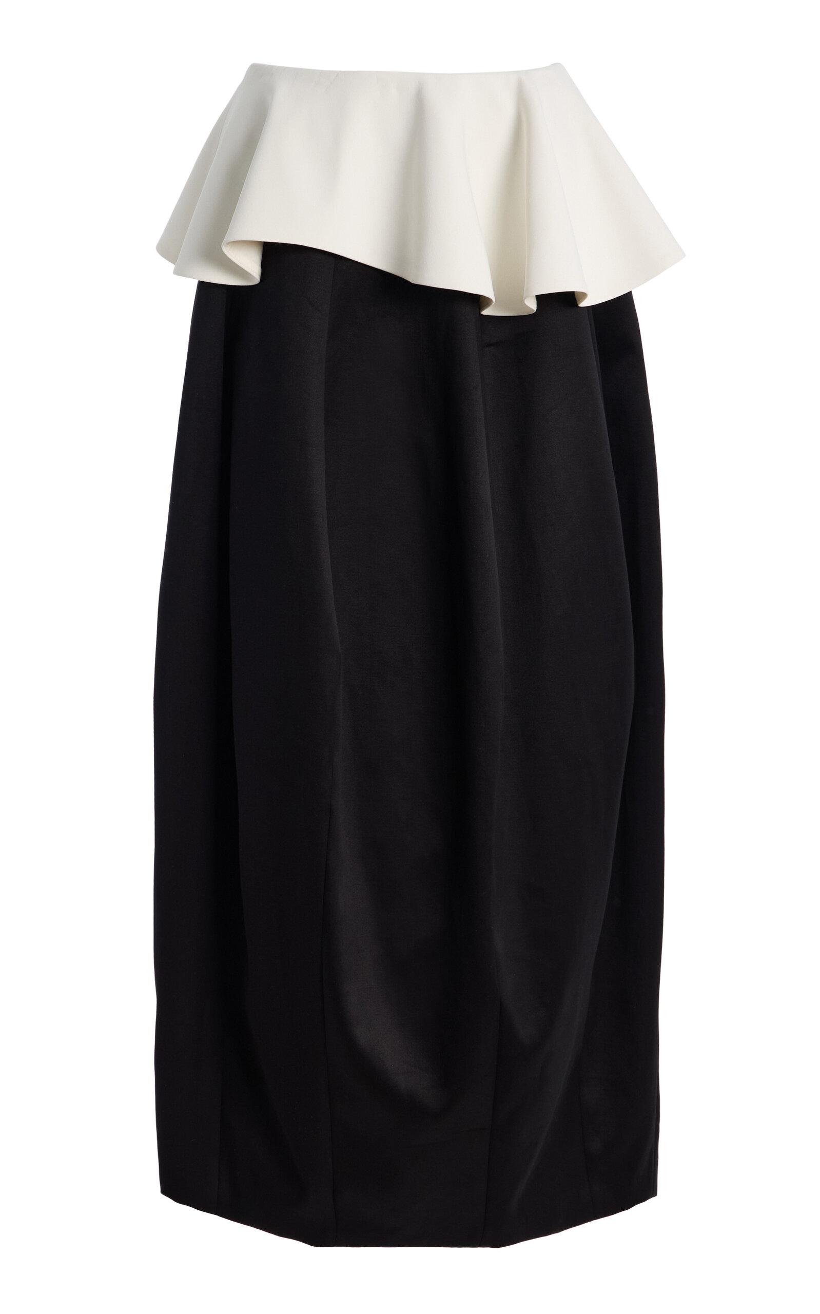 Ashlyn Mara Ruffled Cady Maxi Skirt - Moda Operandi by ASHLYN