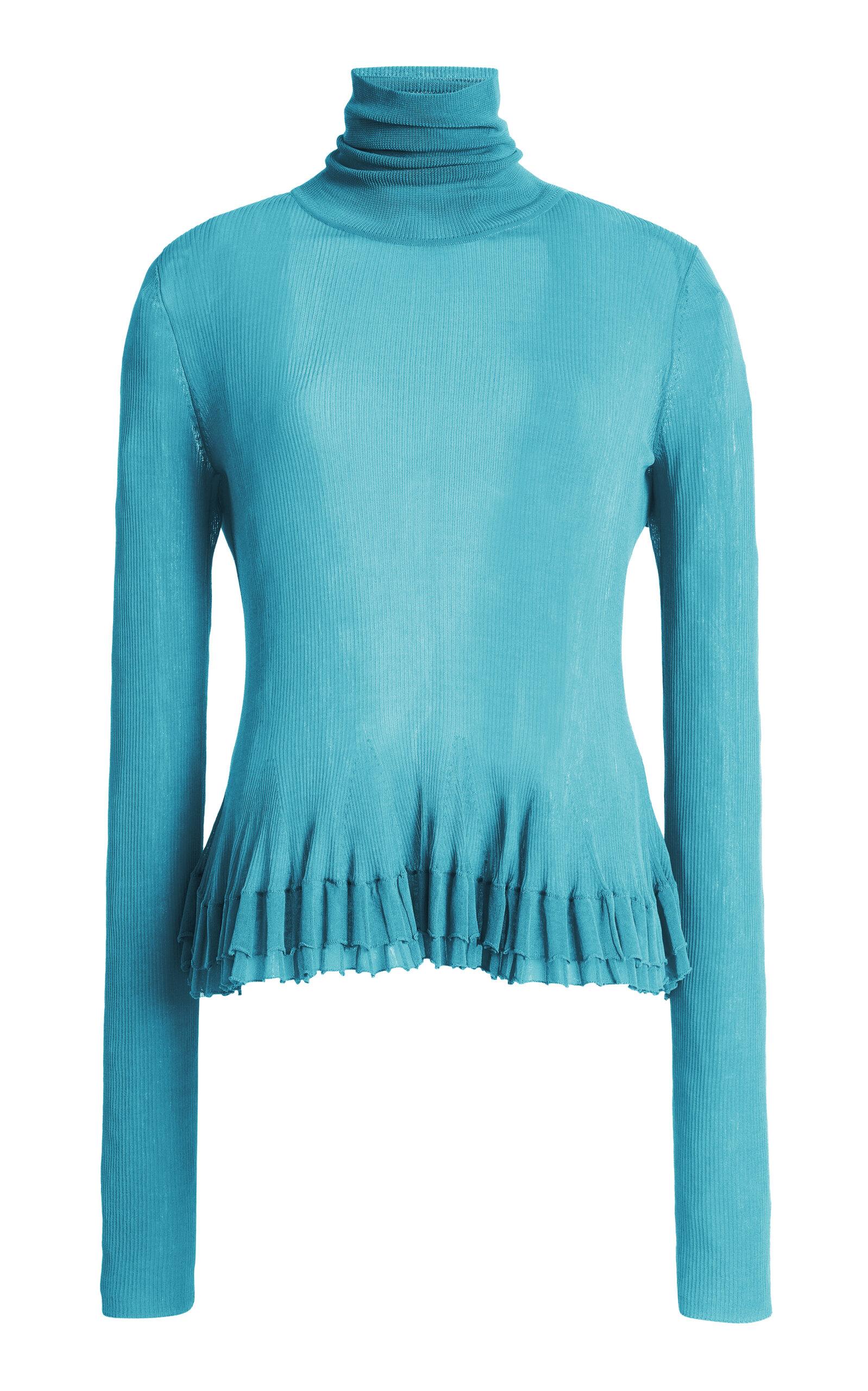 Ashlynerritt Knit Peplum Turtleneck Top -oda Operandi by ASHLYN