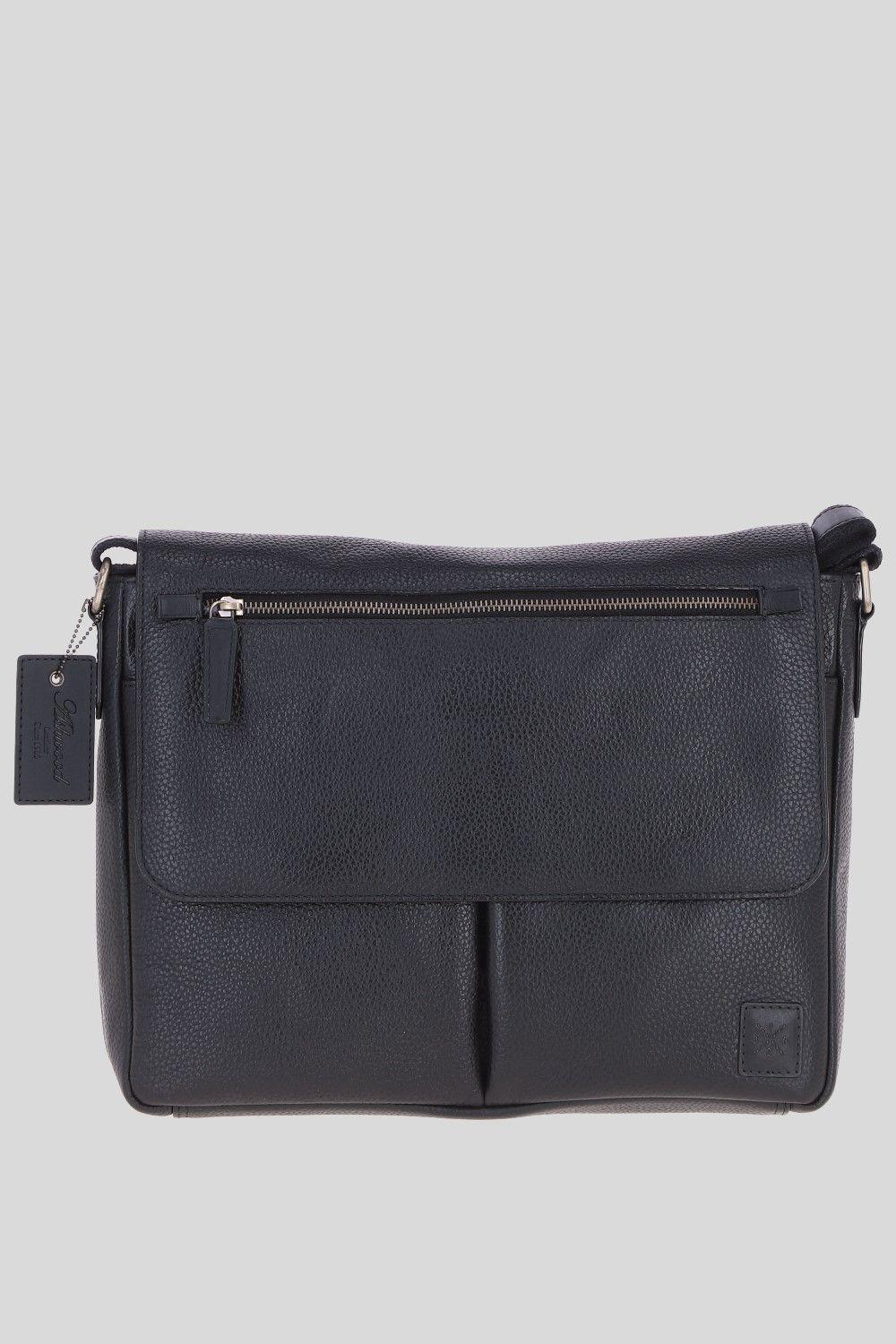 'Blake' Real Leather Messenger Bag by ASHWOOD LEATHER