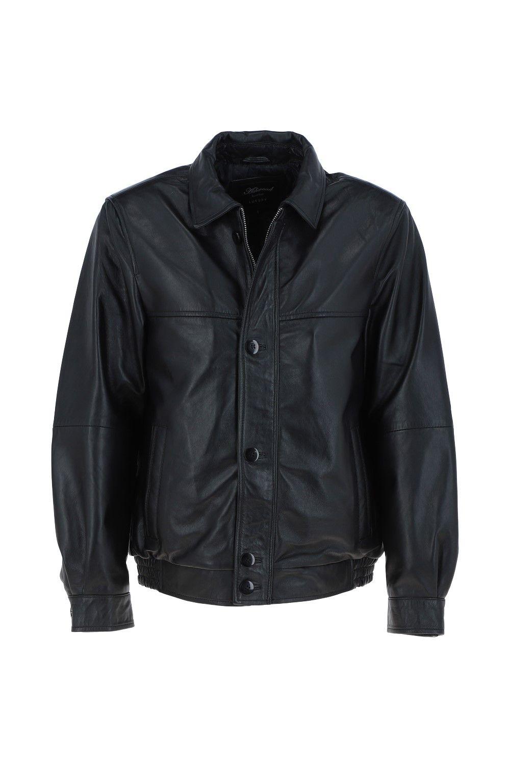 'Ferdinando' Mens Leather Bomber Jacket by ASHWOOD LEATHER
