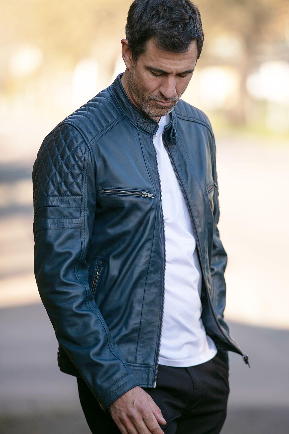 'N2' Premium Real Leather Vintage Biker Jacket by ASHWOOD LEATHER 'N2' Premium Real Leather Vintage Biker Jacket by ASHWOOD LEATHER