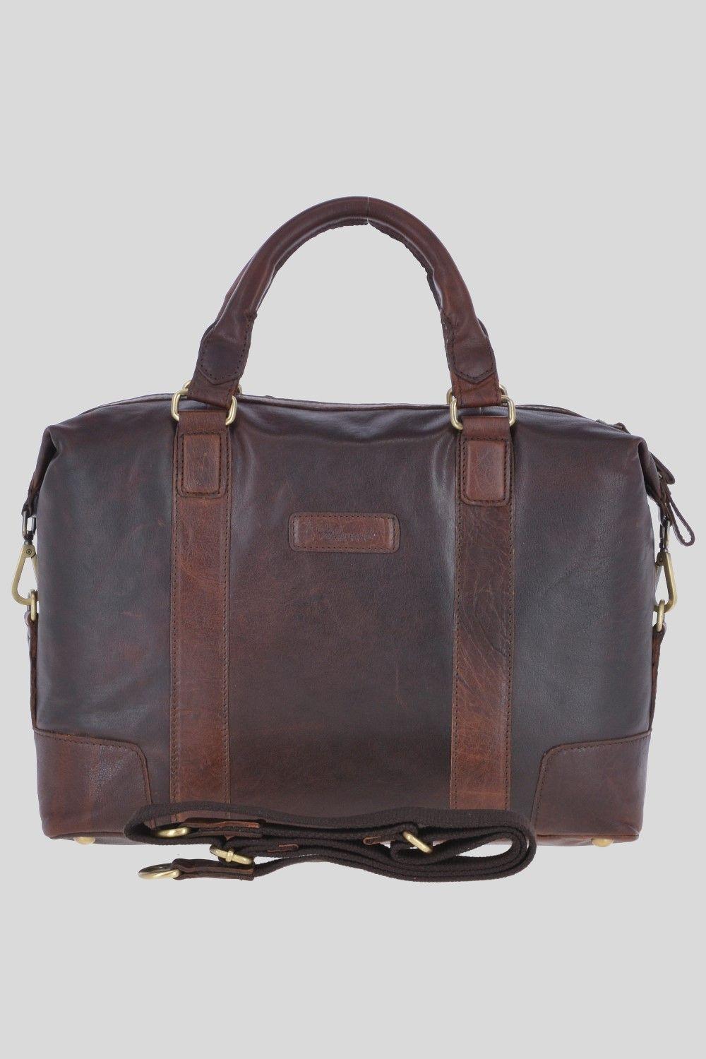 Real Leather Vintage Laptop Work Bag by ASHWOOD LEATHER