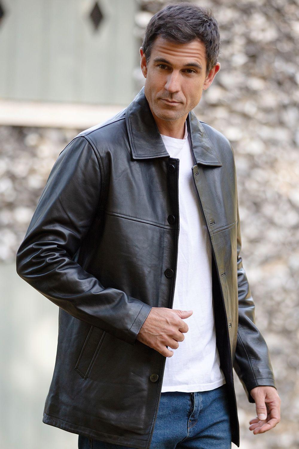 'Reefer' Classic Real Leather Jacket by ASHWOOD LEATHER