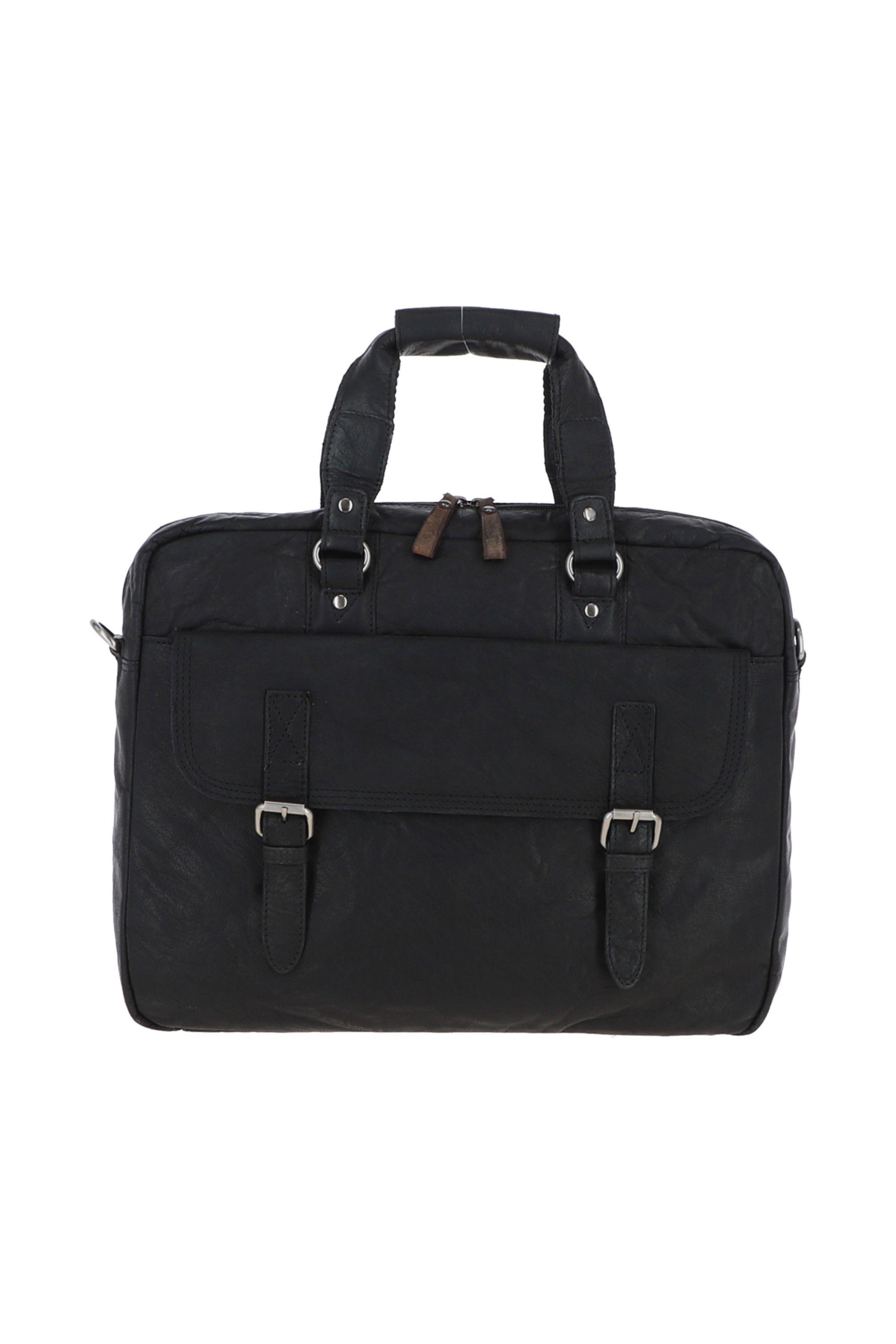 'Stefano' Real Leather Vintage Laptop Work Bag by ASHWOOD LEATHER