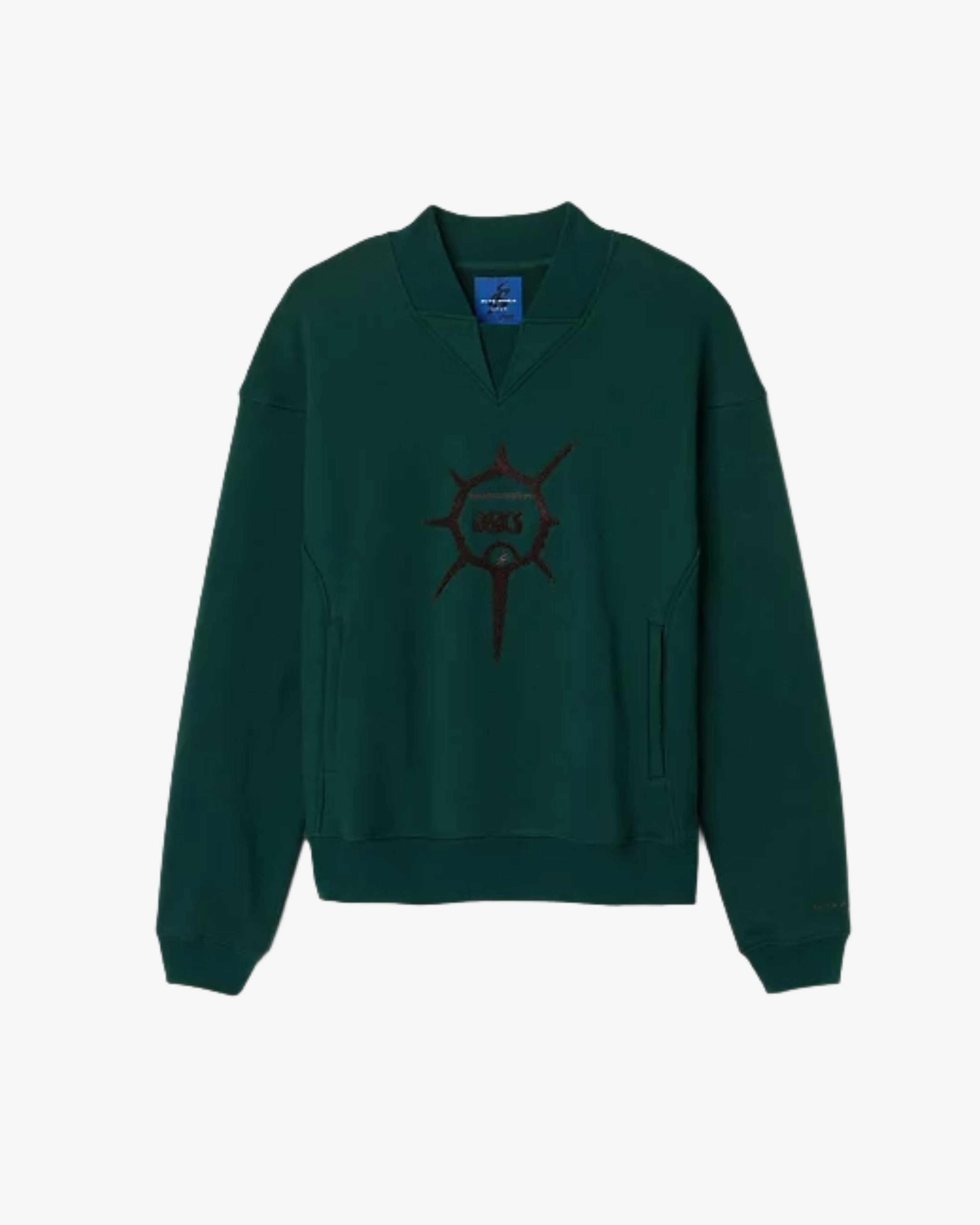 Asics - Men's Pyroloi Sweat Shirt - (Green401) by ASICS