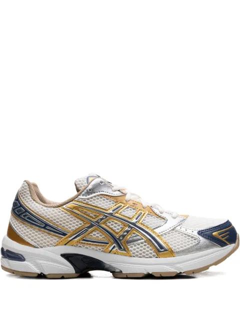 Gel-1130 "Cream/Pure Silver/Gold Blue" sneakers by ASICS