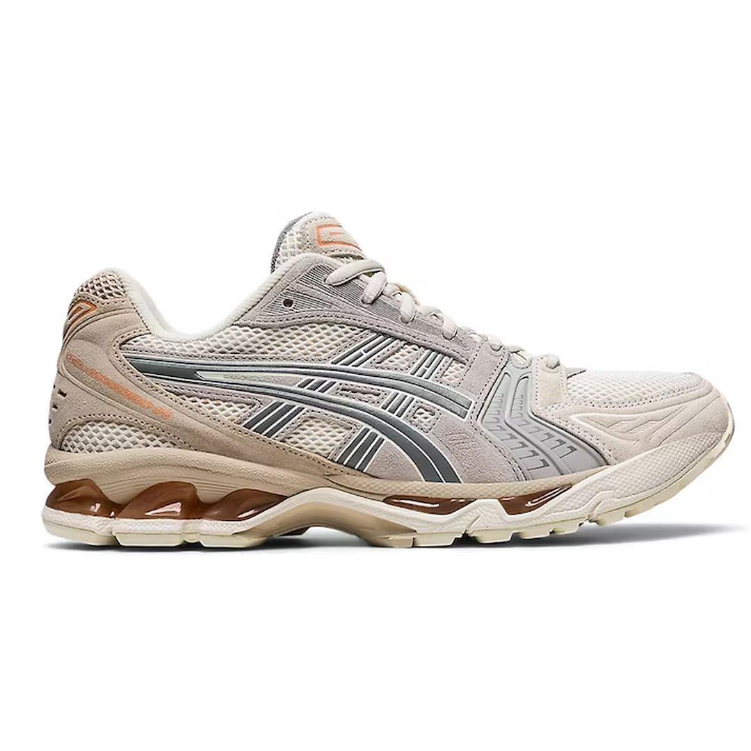 Gel-Kayano 14 Birch Clay Lace-Up Beige Synthetic  Trainers by ASICS