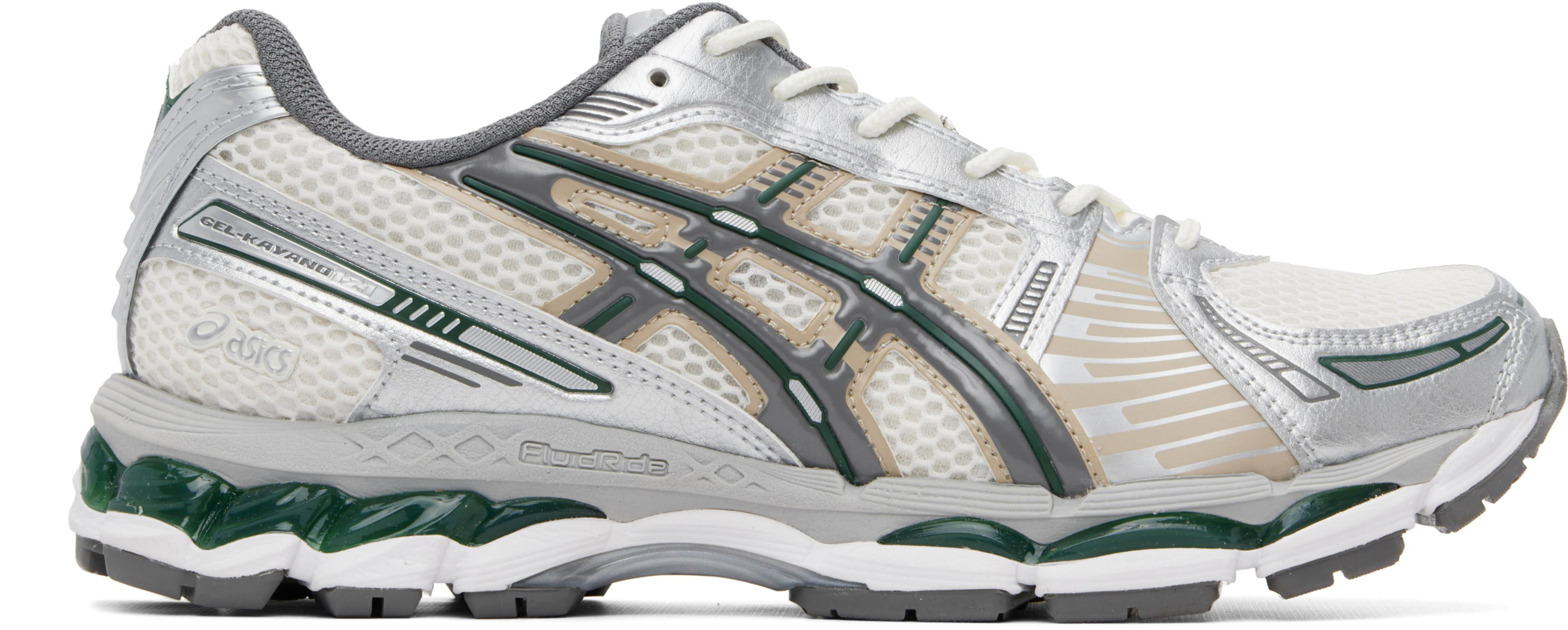Off-White & Gray Gel-Kayano 12.1 Sneakers by ASICS