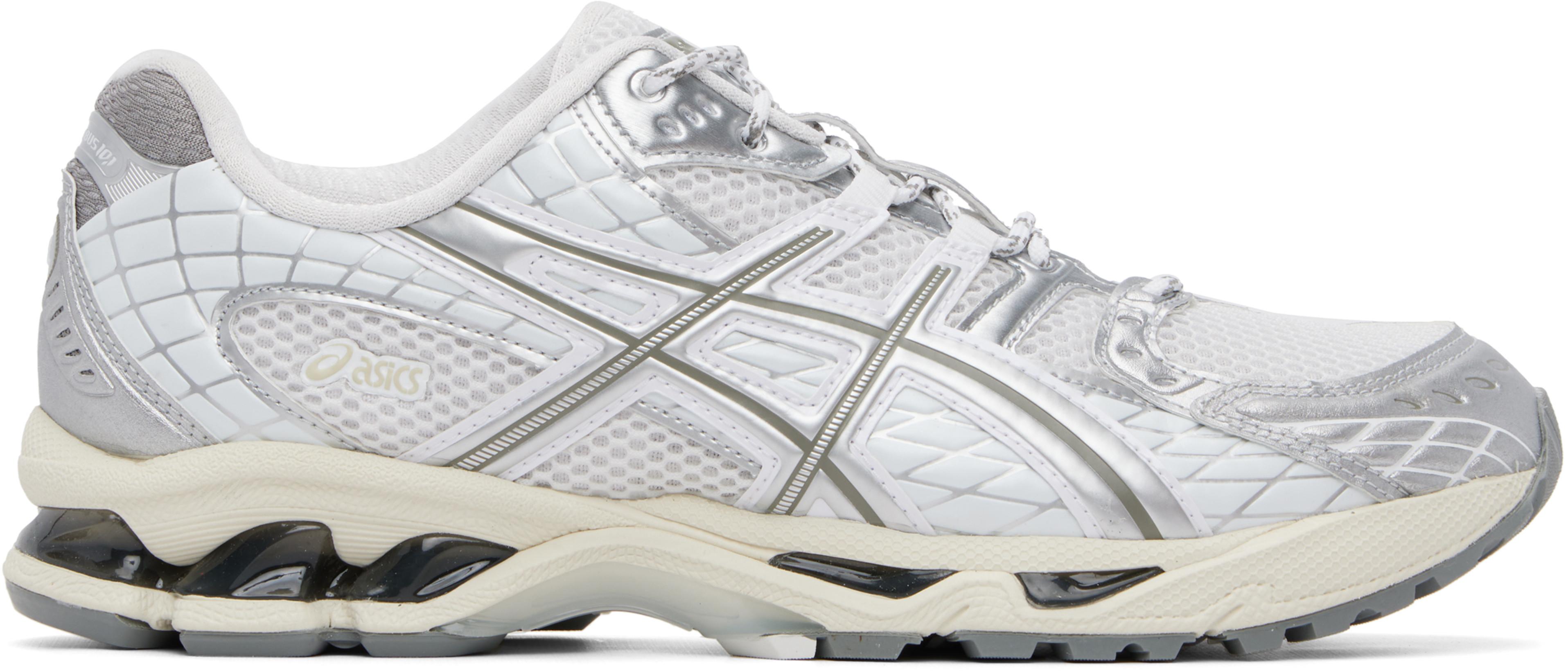 White & Gray Gel-Nimbus 10.1 Sneakers by ASICS