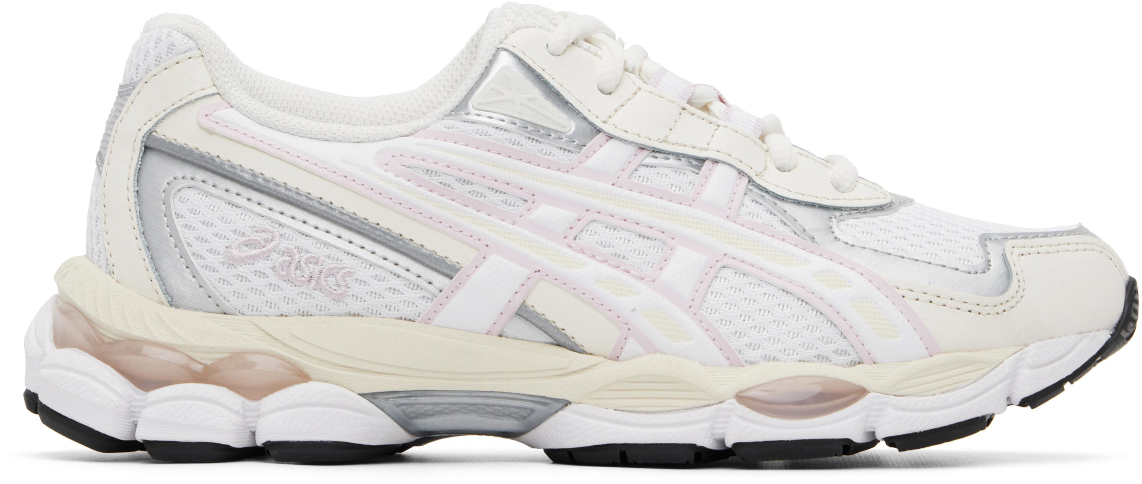 White & Pink GEL-NYC 2055 Sneakers by ASICS