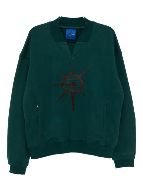 graphic-embroidered sweatshirt by ASICS