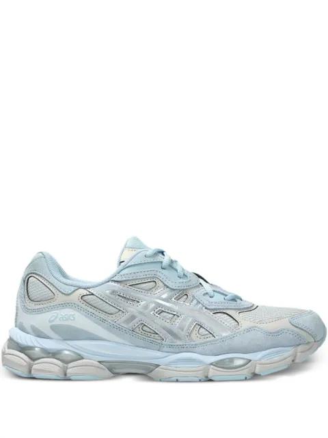 metallic leather sneakers by ASICS