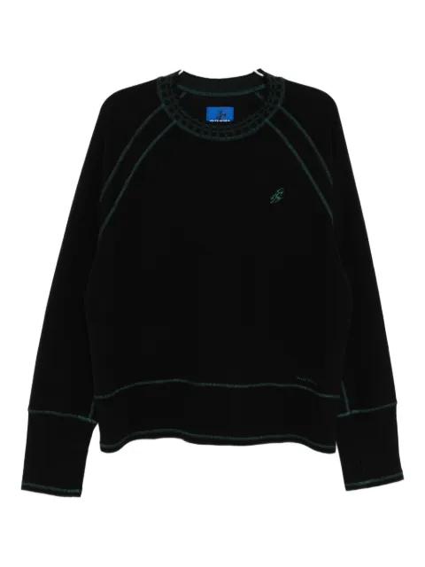 slogan-embroidered T-shirt by ASICS