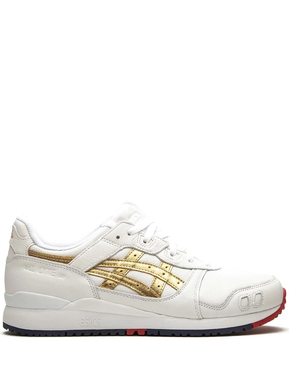 x Kith Gel-Lyte 3 OG "Tokyo Trio Pack/Super Gold" sneakers by ASICS