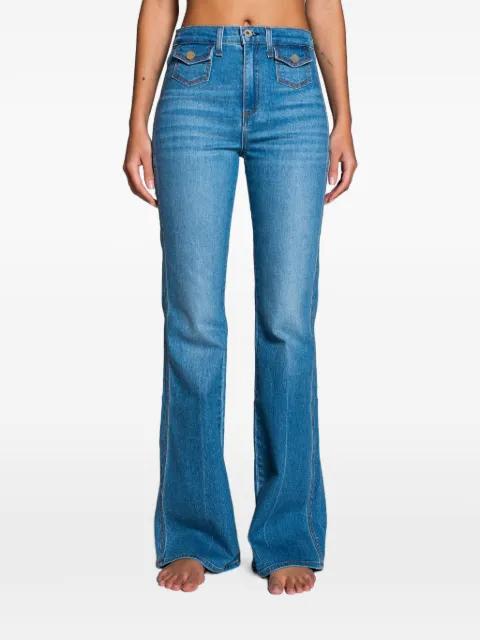 70's flap-pocket flared jeans by ASKK NY