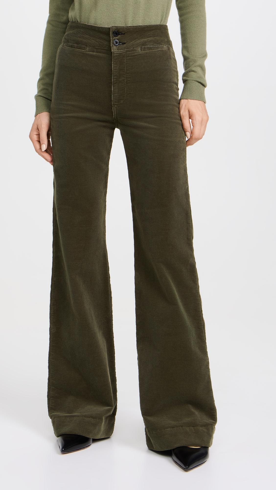 Brighton Wide Leg Corduroy Pants by ASKK NY