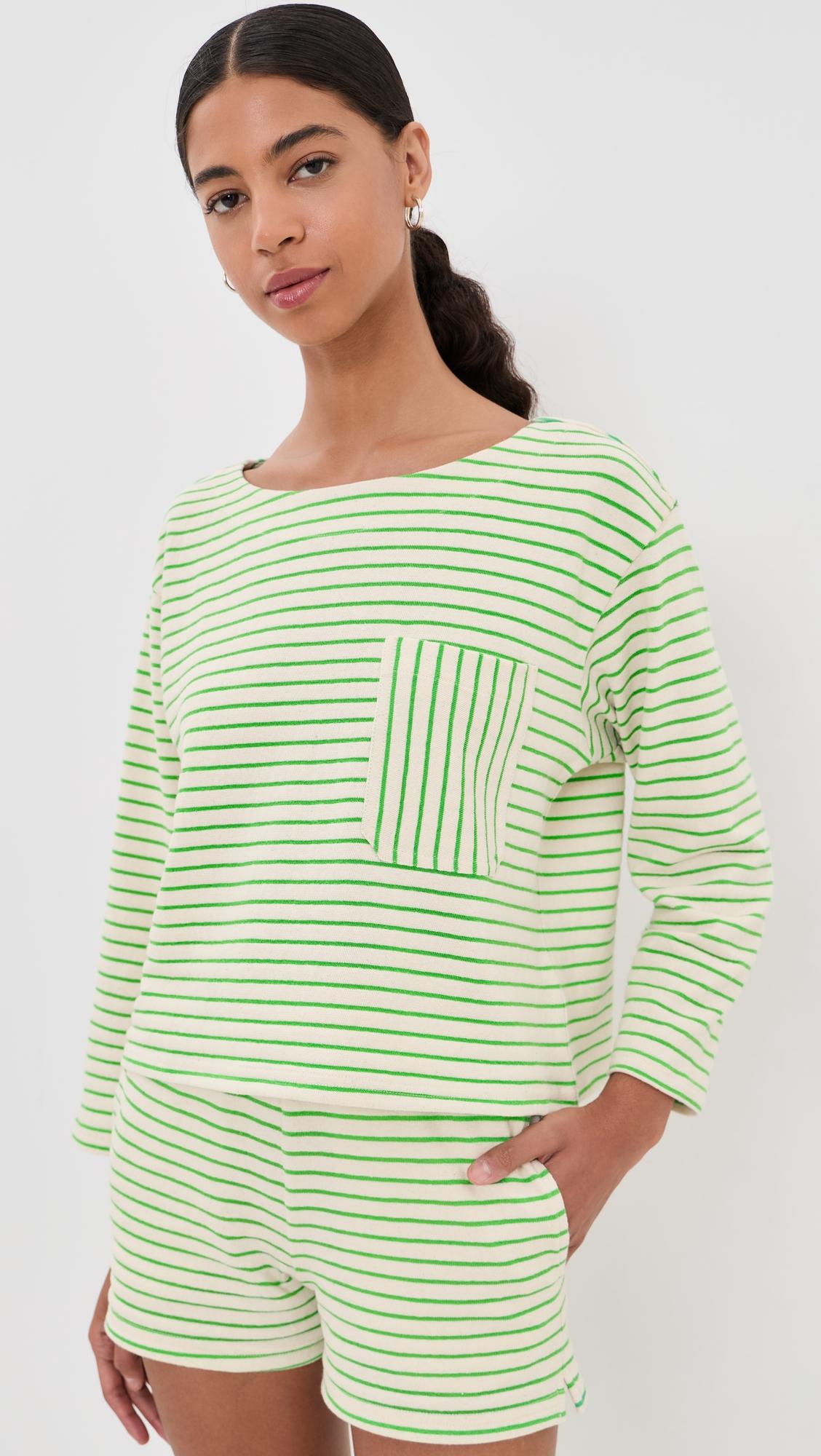 Easy Striped Pullover by ASKK NY