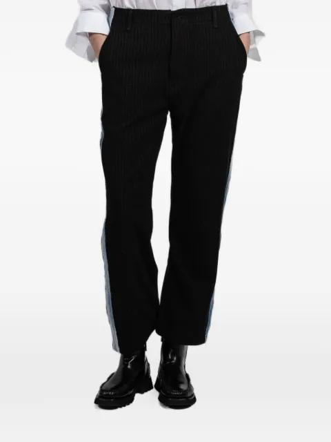 Tomboy pinstripe panel trousers by ASKK NY