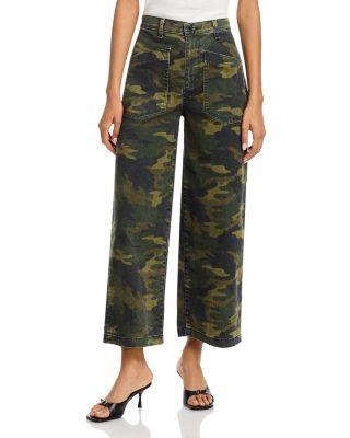 Virginia High Rise Ankle Jeans in Camo by ASKK NY