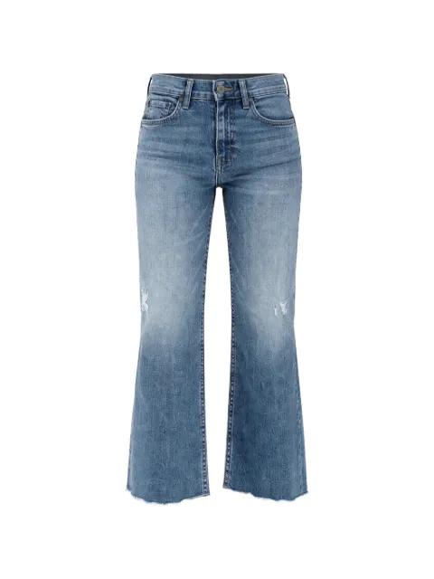 distressed wide-leg jeans by ASKK NY