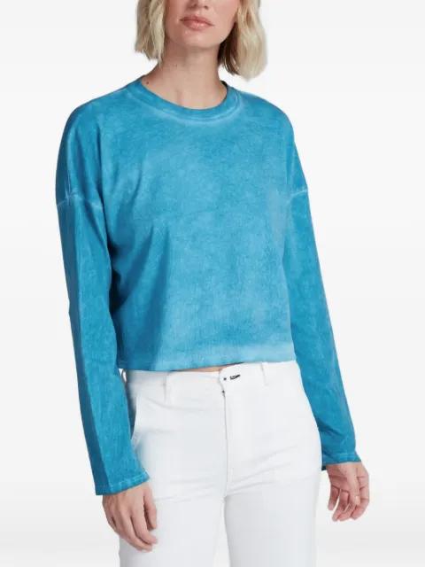 faded drop-shoulder sweater by ASKK NY