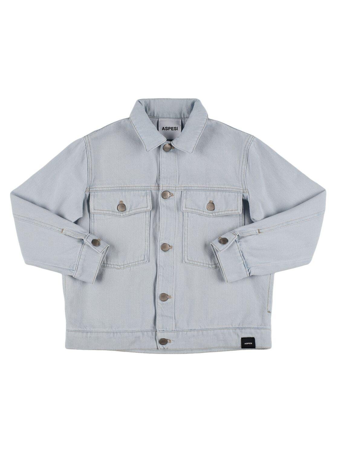 Cotton Denim Jacket by ASPESI