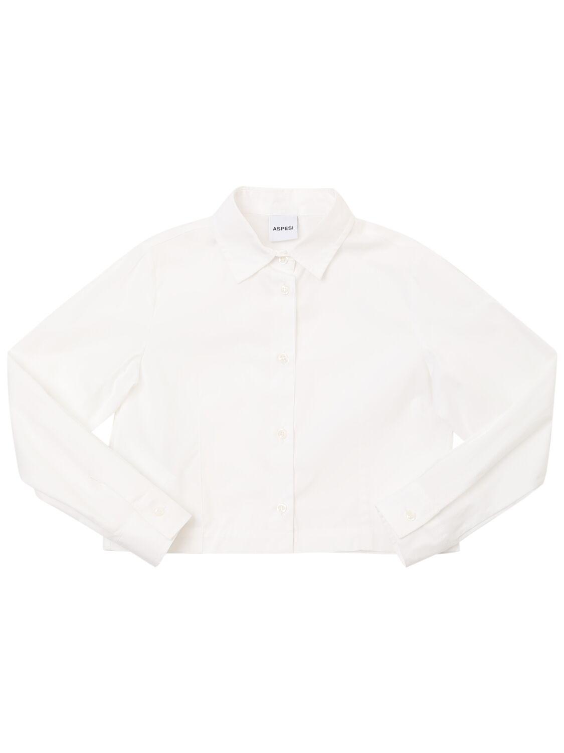 Cotton Poplin Shirt by ASPESI