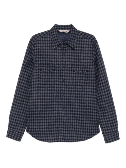 Doppia check-pattern overshirt by ASPESI