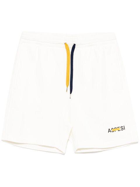 Garment dyed gauzed shorts by ASPESI