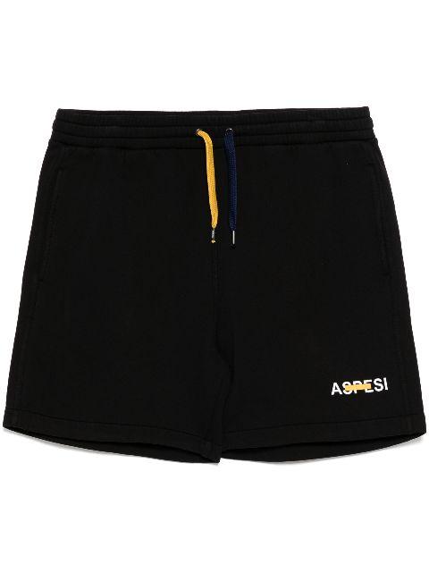 Garment dyed gauzed shorts by ASPESI