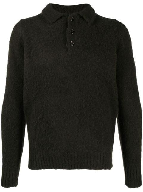 Shetland polo sweater by ASPESI